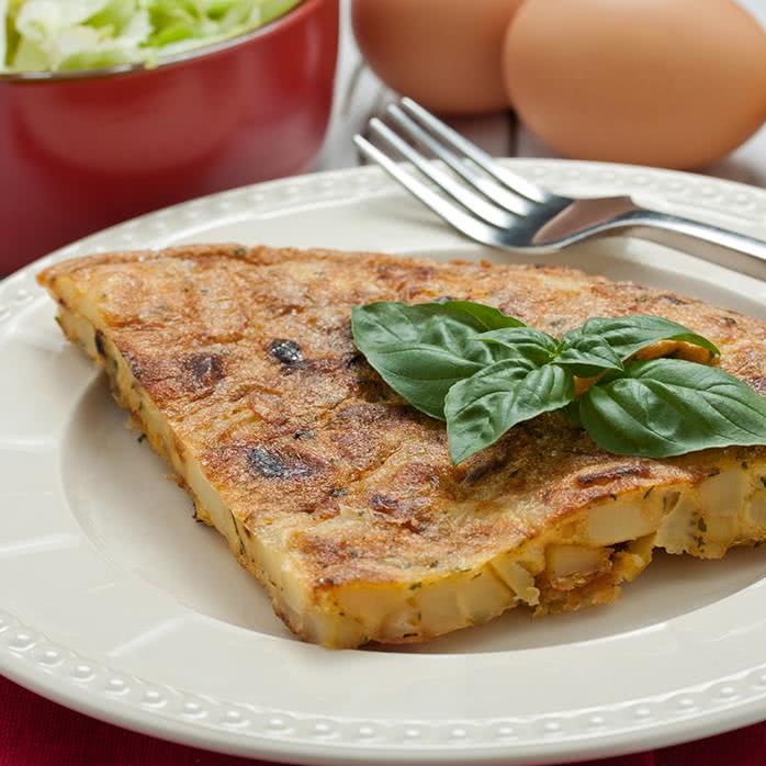 Patatesli Omlet